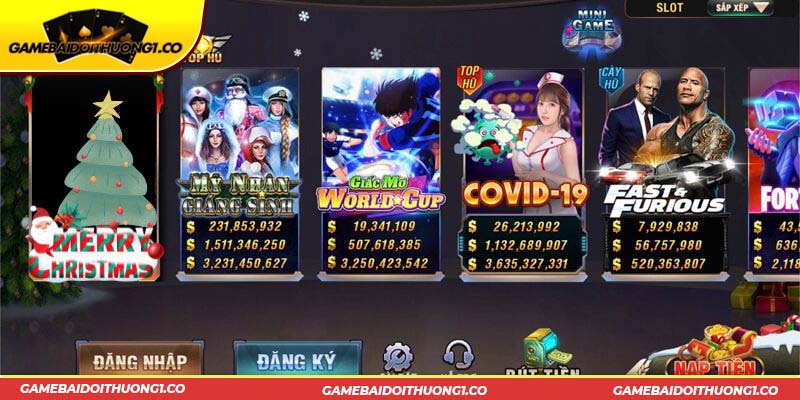 Giao diện sảnh game slot đáng trải nghiệm B52 Club