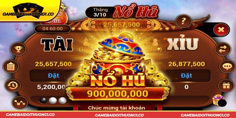Thể loại nổ hũ tài xỉu được rất nhiều người yêu thích